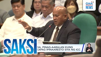 Sen. Dela Rosa, pinag-aaralan kung magtatago kapag ipinaaresto siya ng ICC | Saksi