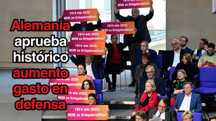 Alemania aprueba histórico aumento gasto en defensa
