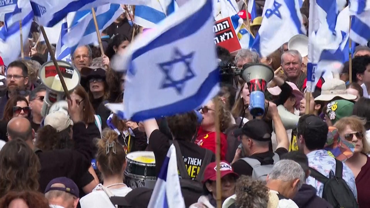 Des Israéliens manifestent contre Netanyahou et la reprise de la guerre à Gaza