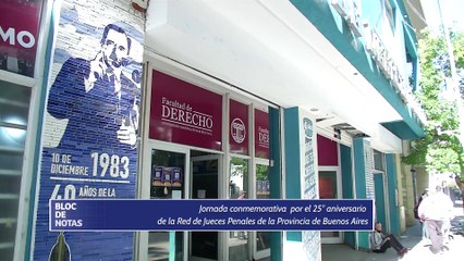 Jornada conmemorativa  por el 25° aniversario  de la Red de Jueces Penales de la Provincia de Buenos Aires