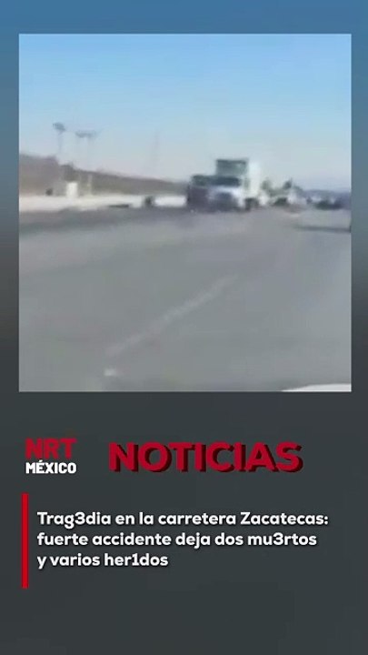 Un fuerte accidente se registró en la carretera Zacatecas, a la altura del ejido La Encantada, donde dos vehículos colisionaron y un peatón fue atropell@do. Autoridades confirmaron que el saldo es de dos personas fall3cidas y varios her1dos.
