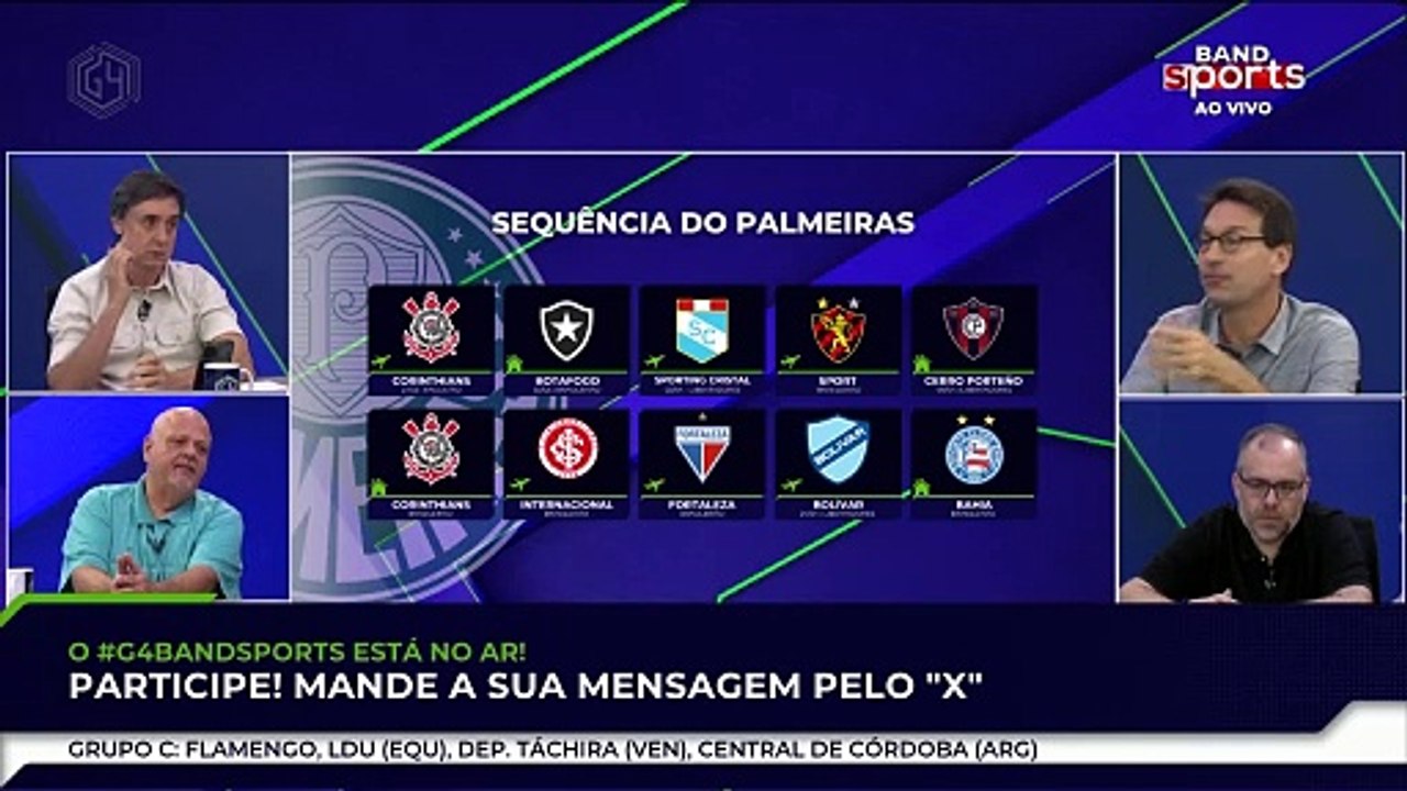 "ELENCO DO PALMEIRAS É MAIS EQUILIBRADO DO QUE O DO FLAMENGO", AFIRMA MASSINI NO G4