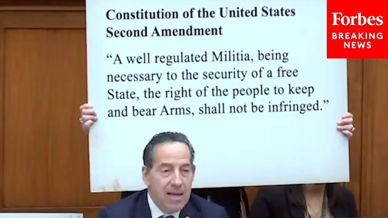 Jamie Raskin Slams Republicans For Using Second Amendment To Push 'Pseudo-Revolutionary Rhetoric'