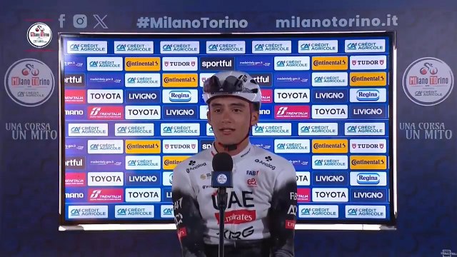 Cycling - Milano-Torino 2025 - Isaac Del Toro : I'm finally starting to race more intelligently...
