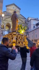 Amalfi (SA) - La processione con la statua di San Giuseppe (19.03.25)