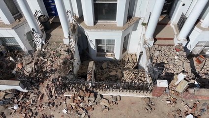 Homes crumble after roof collapses on sleeping residents in Notting Hill