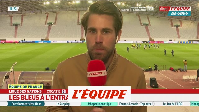 Theo Hernandez à part, Upamecano de retour à l'entraînement des Bleus - Foot - Ligue des nations