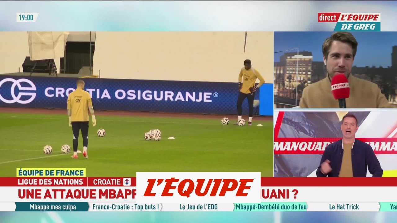 Les Bleus avec Guendouzi et Kolo Muani contre la Croatie ? - Foot - Ligue des nations