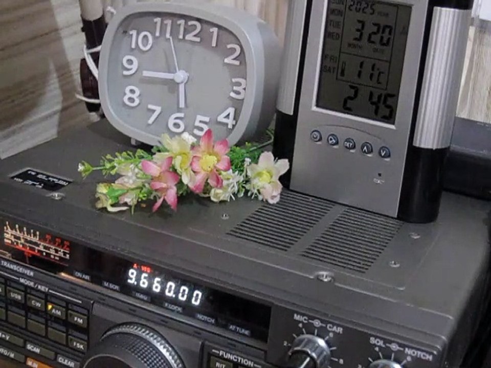 Voice of Turkey 9660 kHz 20th Mar. 2025 02:45 JST
