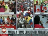 Caracas | Prosigue marcha en apoyo a nuestros migrantes secuestrados en El Salvador