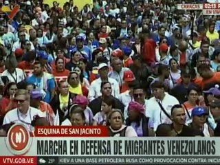 Min. Piñate rechazó medidas tomadas por el imperialismo norteamericano contra migrantes venezolanos