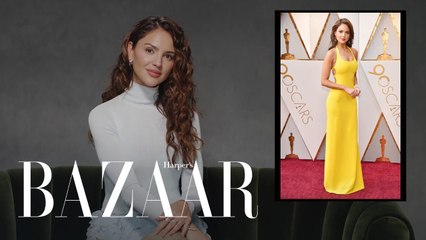 Eiza González’s Oscars Dress Was Inspired by Jennifer Lawrence | Fashion Flashback | Harper's BAZAAR