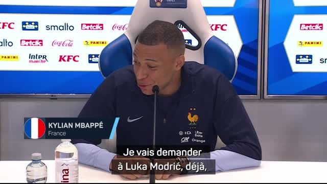 Bleus - Mbappé : Je vais demander à Modric comment on gagne le Ballon d'Or