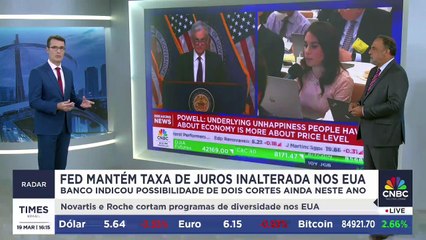 Como opera a bolsa dos EUA após decisão do Fed? Vinicius Torres Freire comenta dados