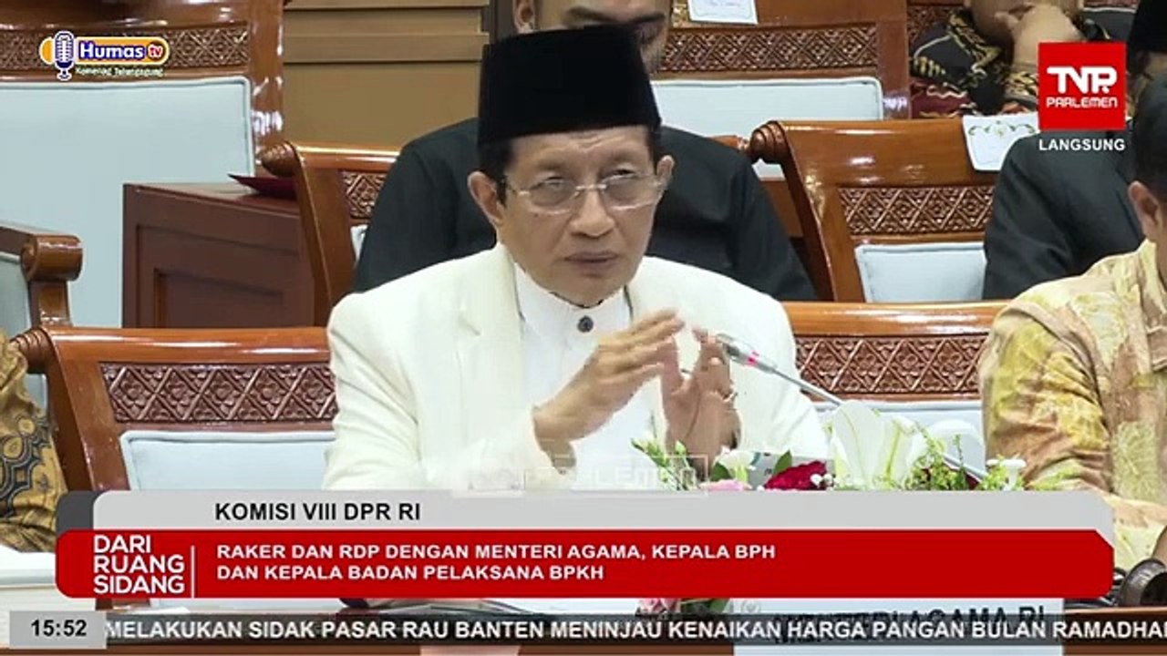 Rapat Kerja Kementerian Agama dengan DPR RI Komisi VIII