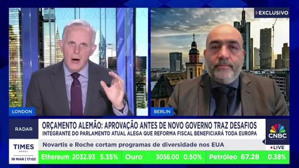Alemanha adota reforma fiscal e prevê aumento de dívida pública para infraestrutura | CNBC BREAKING