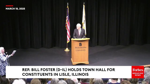 Bill Foster Asked: What Are You Doing To Stop Trump ‘From Dismantling Our Federal Government?’