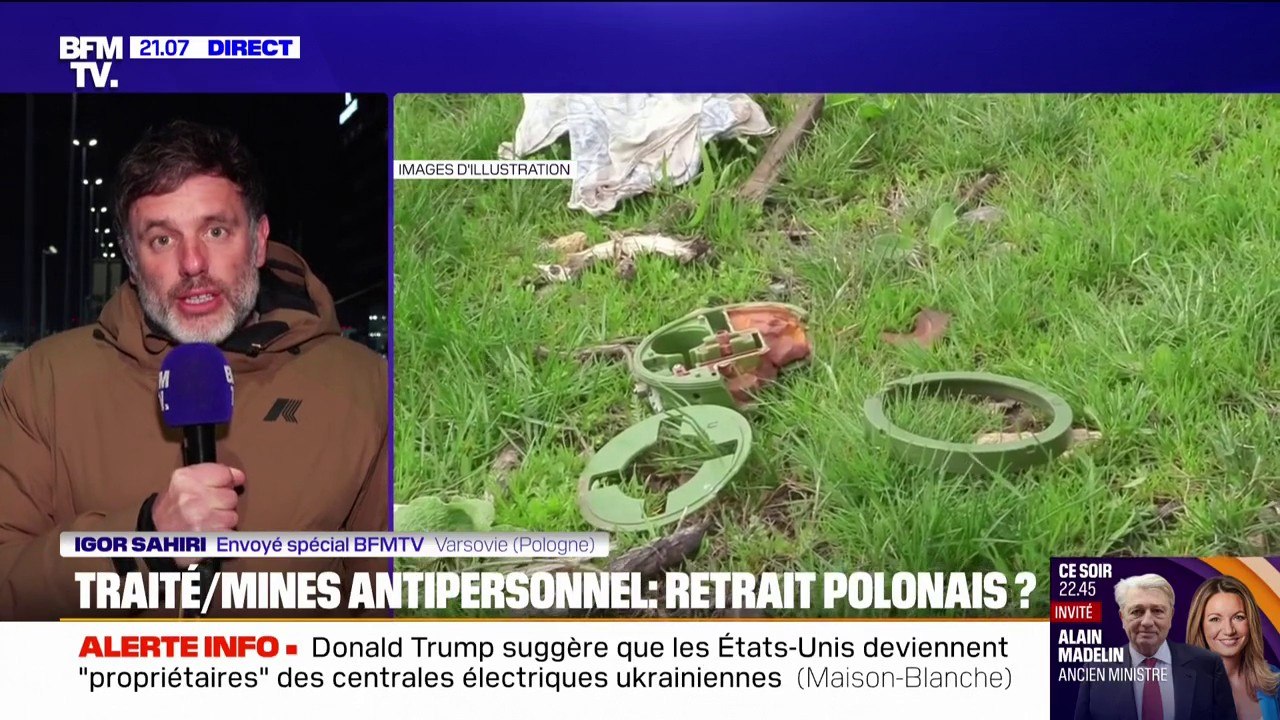 La Pologne et les pays baltes souhaitent sortir des accords d'Ottawa qui interdisent la production et l'emploi de mines antipersonnel