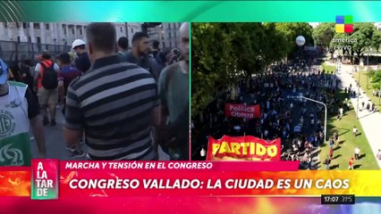 🔴 MARCHA Y TENSIÓN EN EL CONGRESO: Se despliega un gran operativo de seguridad
