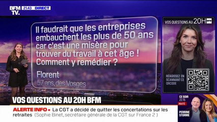 VOS QUESTIONS - Trouver du travail après 50 ans comment y remédier ?