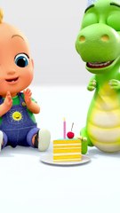 O bolo de aniversário é melhor com os amigos- vídeos infantis #shorts