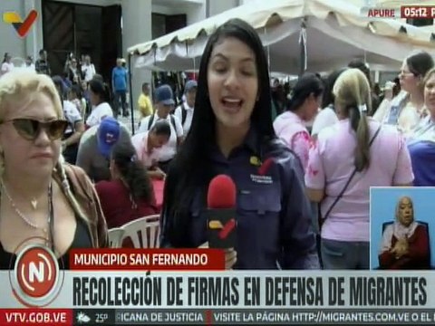 Apure | Ciudadanos continúan con la recolección de firmas en defensa de los migrantes venezolanos