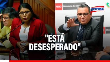 Margot Palacios se opone a que Santiváñez presente planes antes de debatir censura: "Está desesperado"