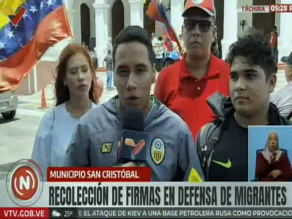 Tachirenses se solidarizan con los migrantes venezolanos secuestrados por EE. UU.