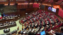 Conte interviene in Aula alla Camera tra gli applausi del M5s