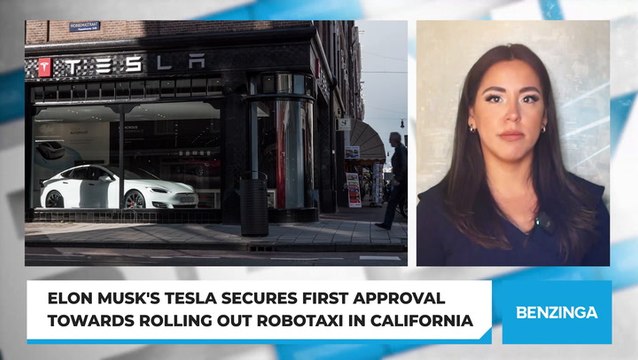 Elon Musk's Tesla Secures First Approval Towards Rolling Out Robotaxi In California