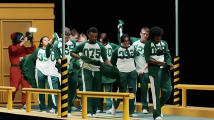 #8 Suspended Bridge Tug of War_ Team Five's Epic Foam Pit Victory!