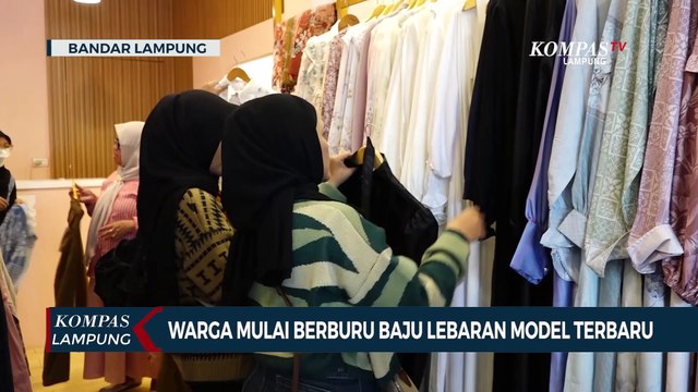 Warga Mulai Berburu Baju Lebaran, Pembeli : Takut Kehabisan Model Terbaru