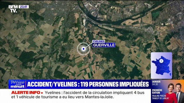 Yvelines: accident entre quatre bus et un véhicule sur l'autoroute A13, 119 personnes impliquées