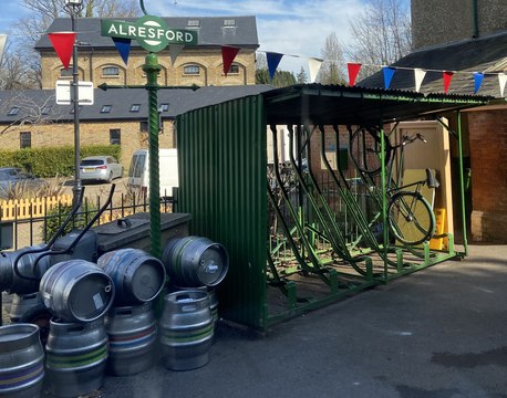A passenger's view as Canadian Pacific departs for Alton