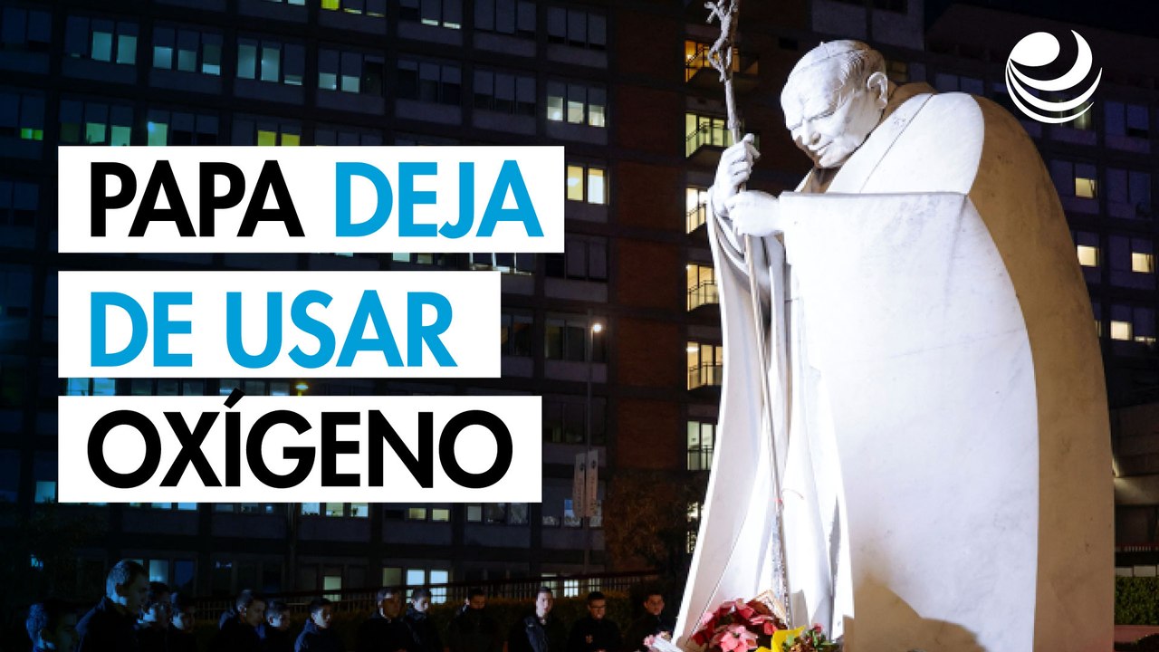 El papa Francisco deja de usar la máscara de oxígeno tras más de un mes hospitalizado: Vaticano