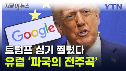 EU, 구글에 경고·애플엔 명령...트럼프 분노 터지나 [지금이뉴스]  / YTN