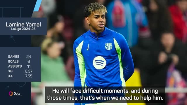 De la Fuente believes Yamal can be 'legendary' like Messi