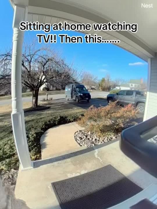 Delivery Driver Accidentally Hits Van's Gas and Crashes Into House