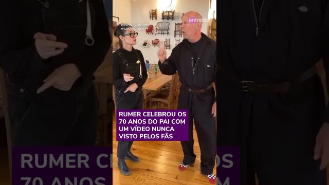 Bruce Willis e Demi Moore dançam em vídeo para comemorar 70 anos do astro #shorts