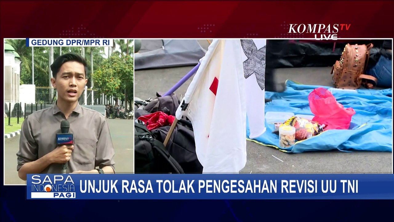 [FULL] Pantauan Terkini Gedung DPR Jelang Rapat Paripurna Pengesahan Revisi UU TNI