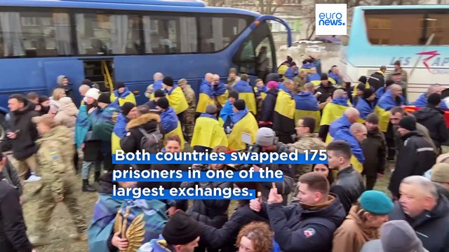 Russia and Ukraine swap hundreds of prisoners of war