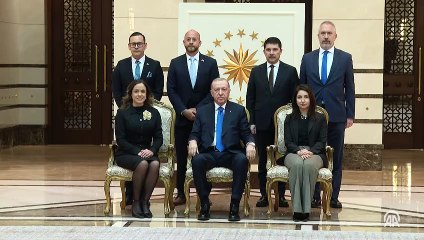 Büyükelçiler, Cumhurbaşkanı Erdoğan'a güven mektubu sundu