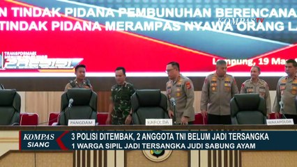 Kasus Penembakan 3 Polisi di Lampung, 2 Anggota TNI Belum Ditetapkan Jadi Tersangka