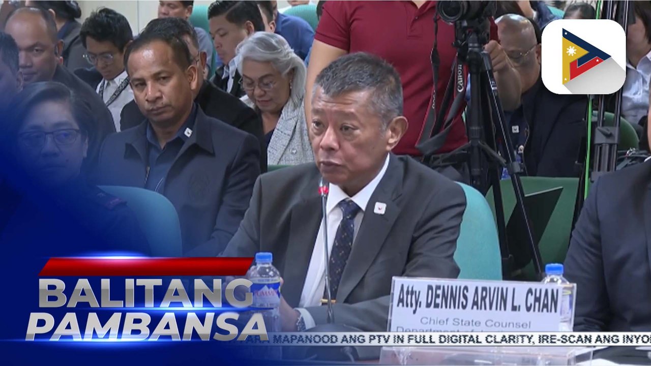 Isyu ng pag-aresto kay dating Pres. Duterte, binusisi sa Senado; ilang Cabinet members at opisyal ng PNP, dumalo