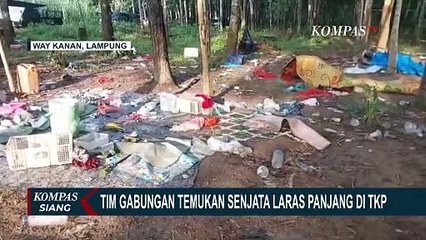 Senjata Terduga Pelaku Tembak Mati 3 Polisi di Lampung Ditemukan 5-6 Km dari TKP