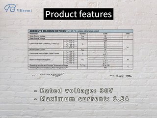 NDS355AN-NL-VB is a SOT23 package N-Channel field effect MOS tube