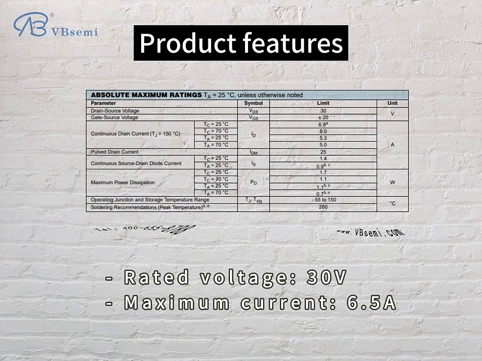 NDS355AN-NL-VB is a SOT23 package N-Channel field effect MOS tube