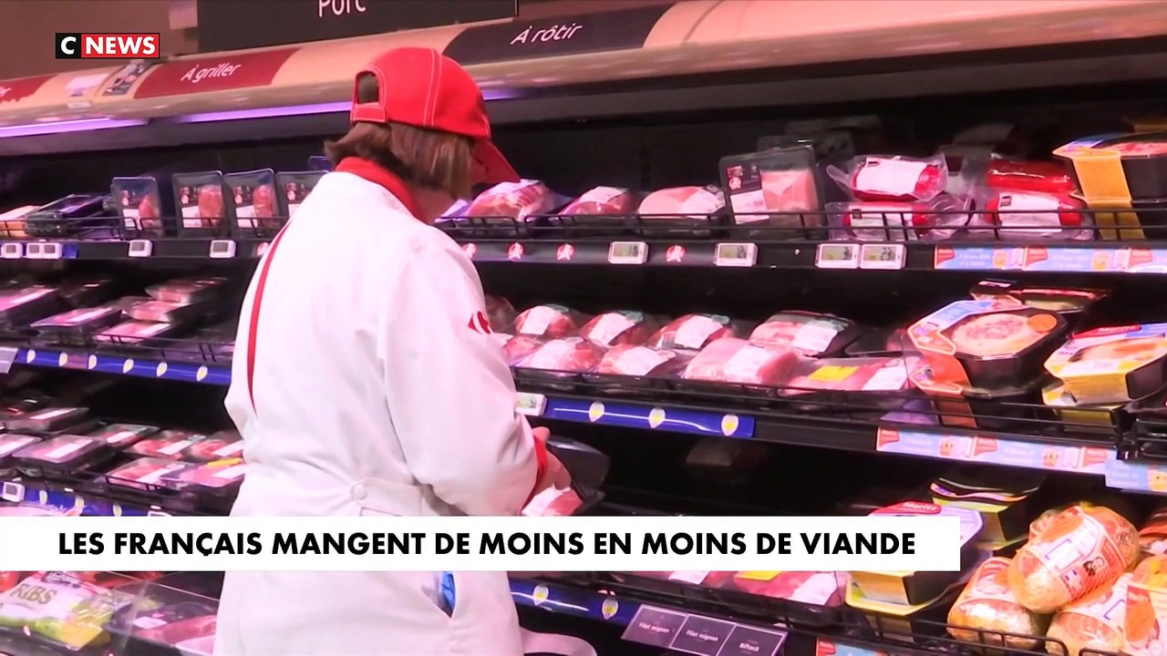 Les Français mangent de moins en moins de viande, selon un sondage