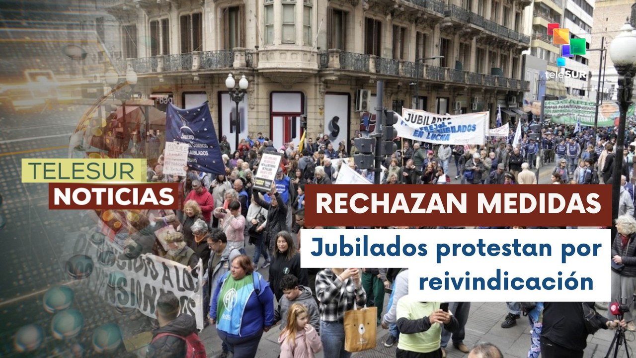 Finalizó jornada de protestas de jubilados en medio de operativos policiales ordenados por el gobierno