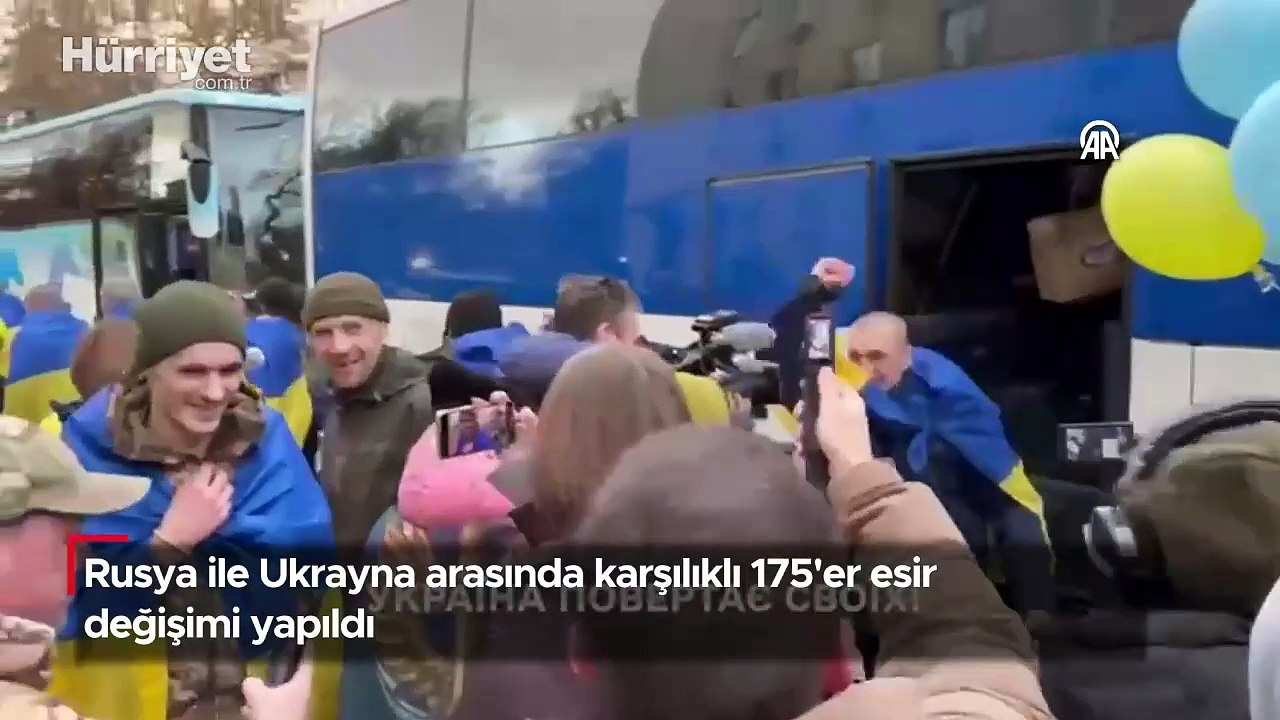 Rusya ile Ukrayna arasında karşılıklı 175'er esir değişimi yapıldı
